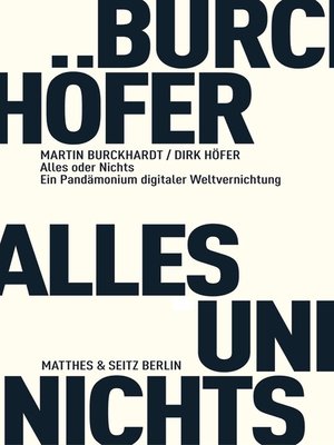 cover image of Alles und Nichts